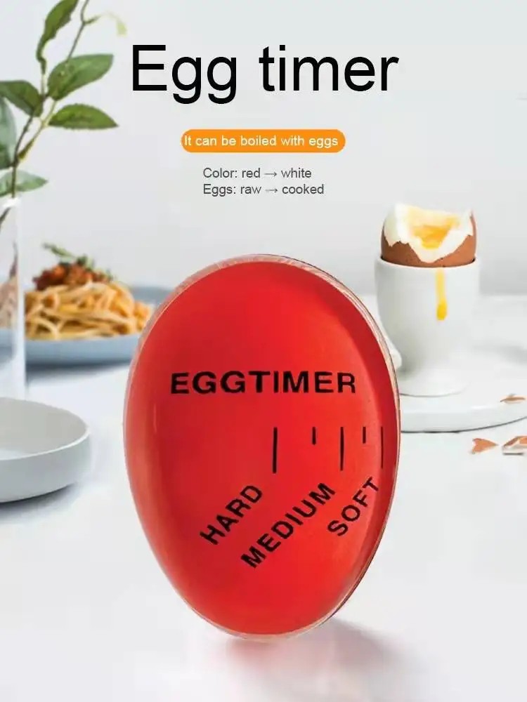 מד חום מים מיוחד לביצים המאפשר לדעת באיזה מצב בישול הביצים.