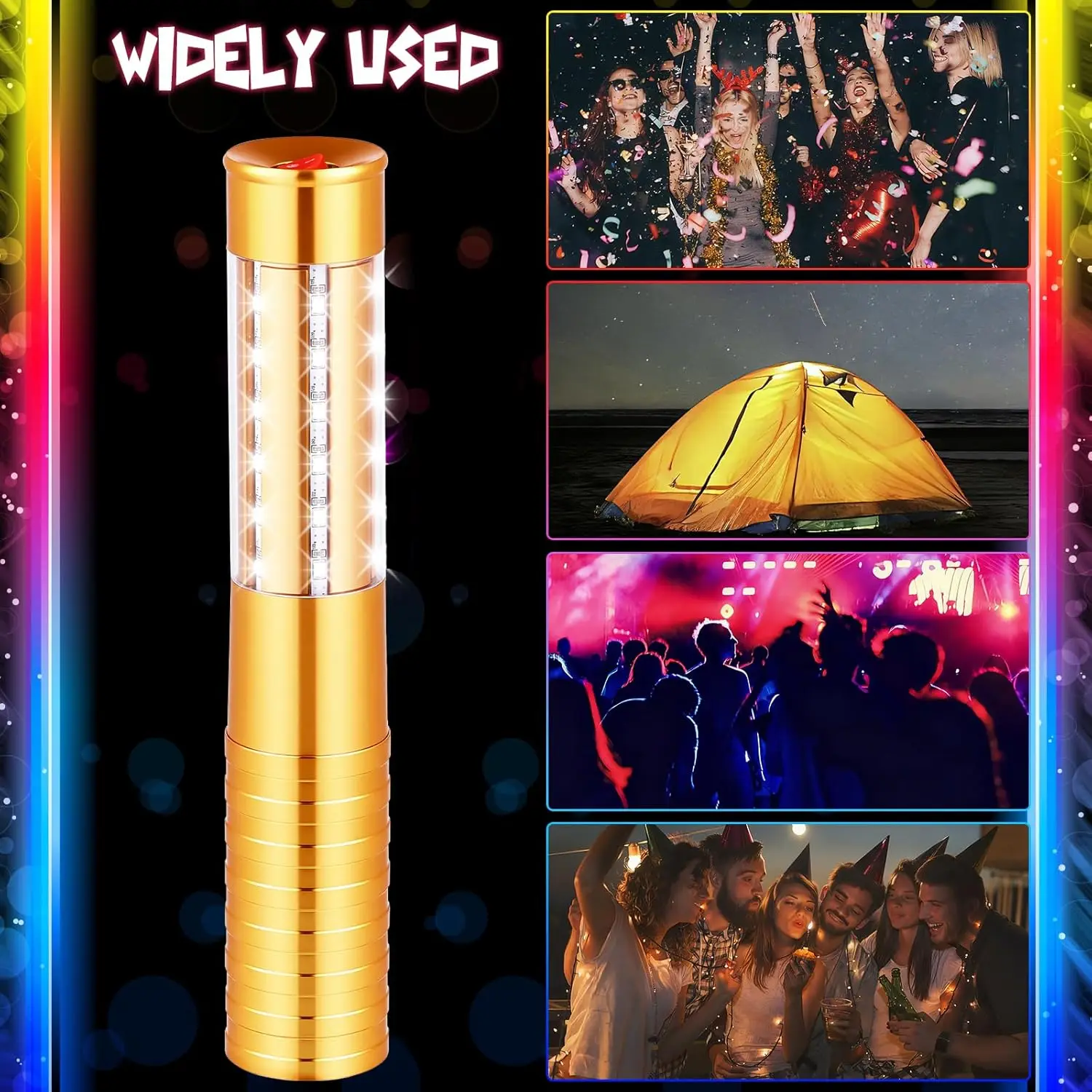 מנורת LED בבקבוק שמפניה לאירועים