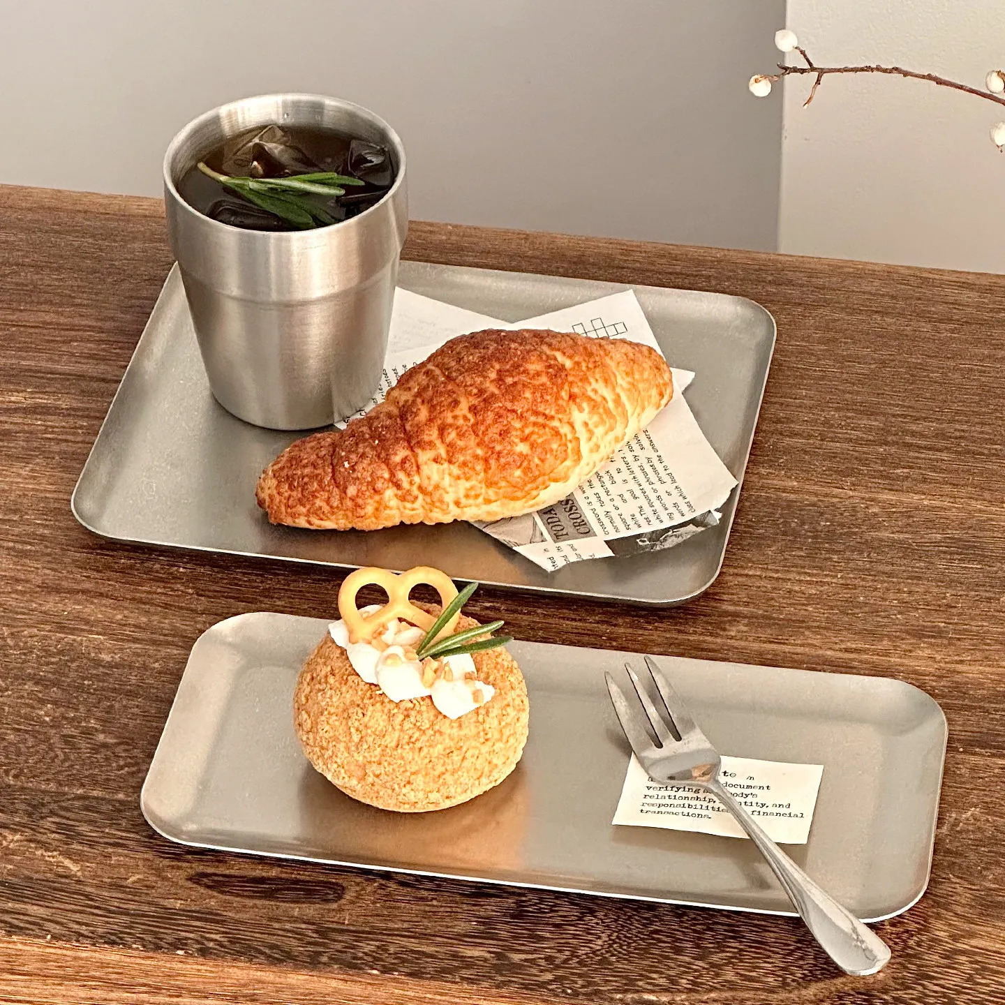 צלחת עוגה תעשייתית בעיצוב פתית שלג