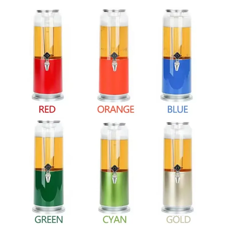 מגדל בירה RGB LED עם תאורה צבעונית
