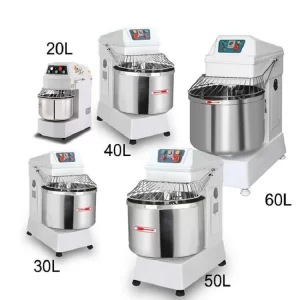 מכונת לישה ספירלית לבצק פיצה – 20L עד 200L