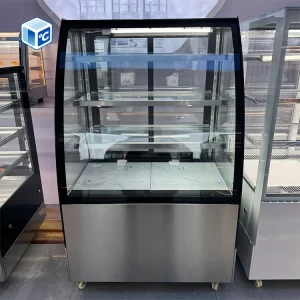 מקרר תצוגה לעוגות עם 2 מדפים
